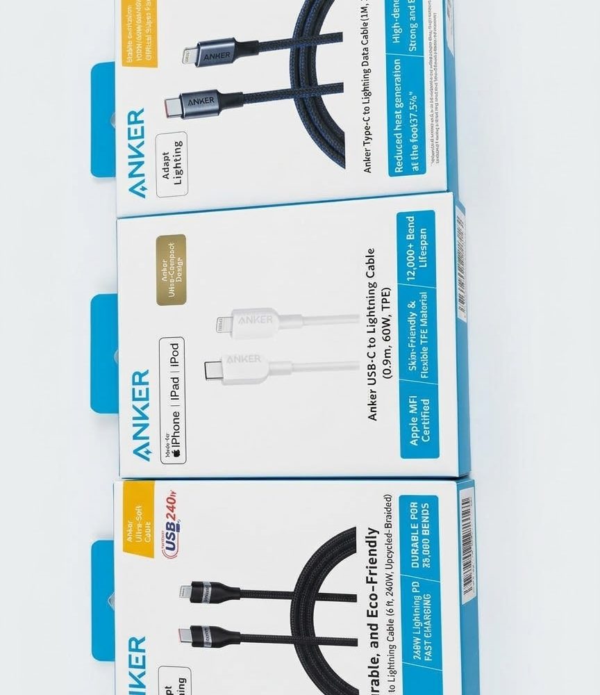 كبل انكر امريكى ANKER USB-C TO LIGHTNING CABLE AG7 AK7