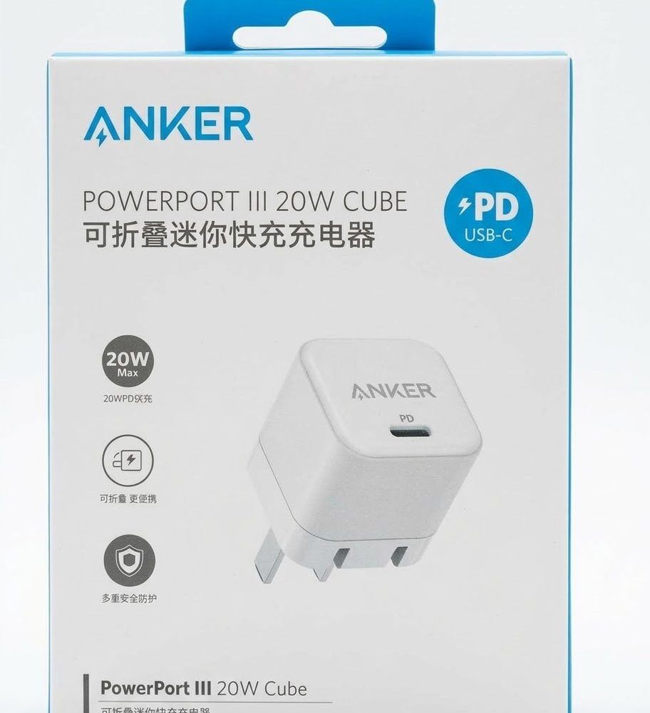 راس شاحن انكر امريكى 20W MAX PD ANKER AC2